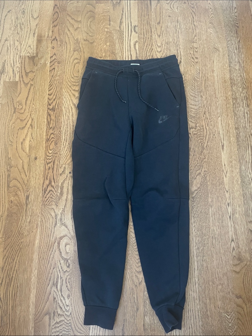 Nike Black Men's Fleece Joggers with Drawstring